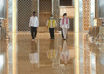 Presiden Tinjau Kesiapan Kenormalan Baru di Masjid Istiqlal
