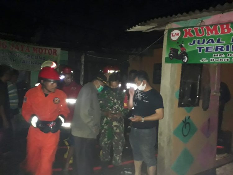 Lokasi kebakaran rumah di Ciputat, Tangsel. (PHD)