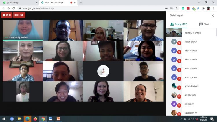 Seminar online Universitas Mercu Buana. (IST)