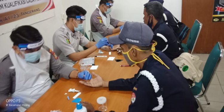 RApid tes satpam PT. Jaga Ranggan Rajasa. (FEB)