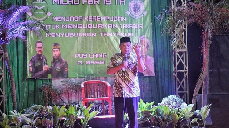 Benyamin Davnie hadiri Milad FBR di Ciputat. (RAY)