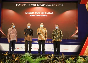 Pemkab Tangerang Raih Penghargaan TOP BUMD Awards 2020
