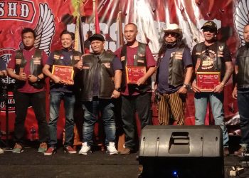 Dihadiri Ratusan Bikers, ISHD Chapter Banten Lantik Anggota Baru