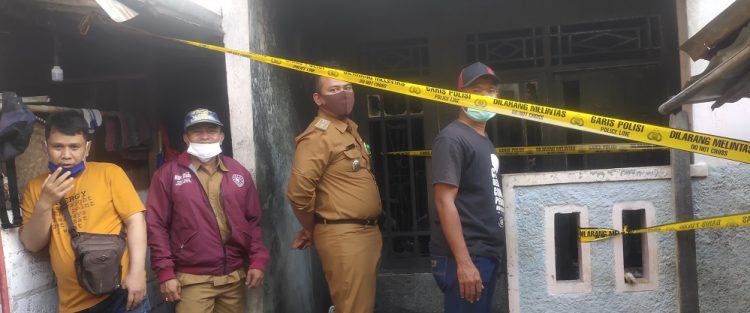 Lokasi kejadian kebakaran rumah di Ciputat. (SNG)