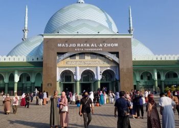 Salat Idul Adha, Jamaah Masjid Raya Al Azhom Dibatasi