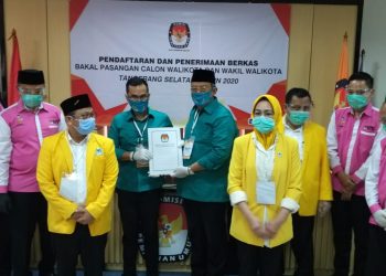 Dampingi Ben-Pilar Daftar di KPU Tangsel, Airin: Yakin Menang dan Dilantik