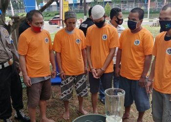 Polresta Bandara Soekarno-Hatta Musnahkan Ratusan Gram Sabu