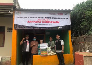 ACT Tangerang Raya Bedah Rumah Pasangan Lanjut Usia di Tangsel