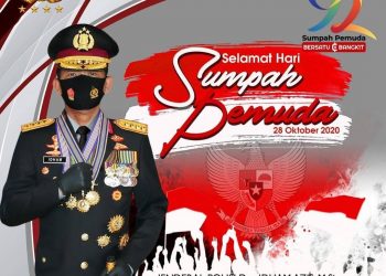 Hari Sumpah Pemuda, Kapolri: Pemuda Berperan Putus Rantai Penularan Covid-19