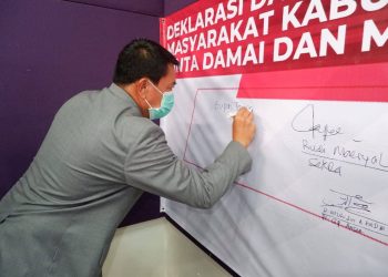 Forkominda Kabupaten Tangerang Deklarasikan Cinta Damai
