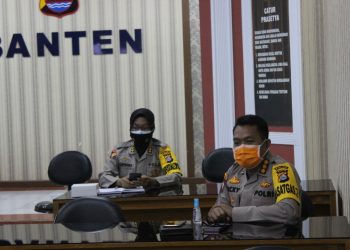 Kapolda Banten Pimpin Anev Ops Aman Nusa II Secara Virtual