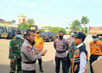 TNI, Polri dan Forkompinda Provinsi Banten Apel Kesiapsiagaan Bencana 