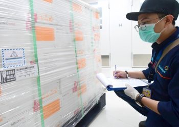 Vaksin Sinovac Disimpan di Bio Farma Bandung