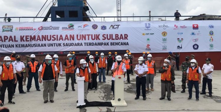 Pengiriman bantuan bencana alam. (IST)