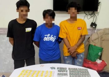 Bawa Ribuan Butir Obat Keras, Tiga Pemuda di Solear Diamankan
