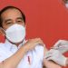 Presiden Jokowi Menerima Vaksin Covid-19 Perdana