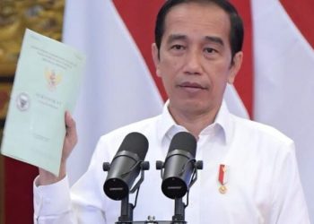 Presiden Jokowi Serahkan 584.407 Sertifikat Hak Atas Tanah secara Virtual