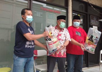 Peduli Wartawan Di Masa Pandemi Covid-19, JMSI Banten Bagikan Sembako