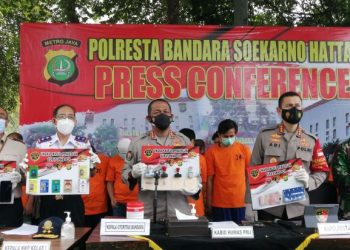 15 Pelaku Pemalsuan Surat Bebas Covid-19 Dicokok Polres Bandara Soekarno-Hatta