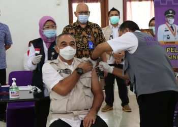 Vaksinasi Covid-19 Tahap II di Kabupaten Tangerang Berjalan Lancar