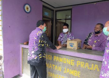 Posko PPKM Mikro Kecamatan Jambe Ditinjau Sekda Kabupaten Tangerang