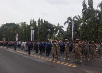 Pengamanan Pelantikan Walikota dan Wakil Walikota Cilegon, Ratusan Personel Pengamanan Disiagakan