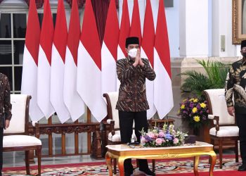 [FOTO] Presiden RI Buka Kongres XX PMII Tahun 2021