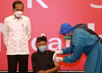 [FOTO] Presiden RI Tinjau Vaksinasi Massal di Kota Bogor