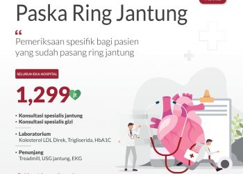 Eka Hospital Layani Pemeriksaan Pasca Pasang Ring Jantung
