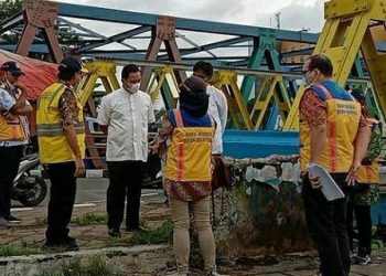 Jembatan Robinson Lama Tangerang Diperbaiki, Arus Lalu Lintas Dialihkan