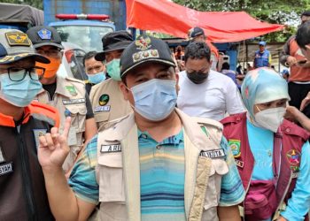 Pantau Titik Banjir, Walikota Arief: Air Sudah Mulai Surut