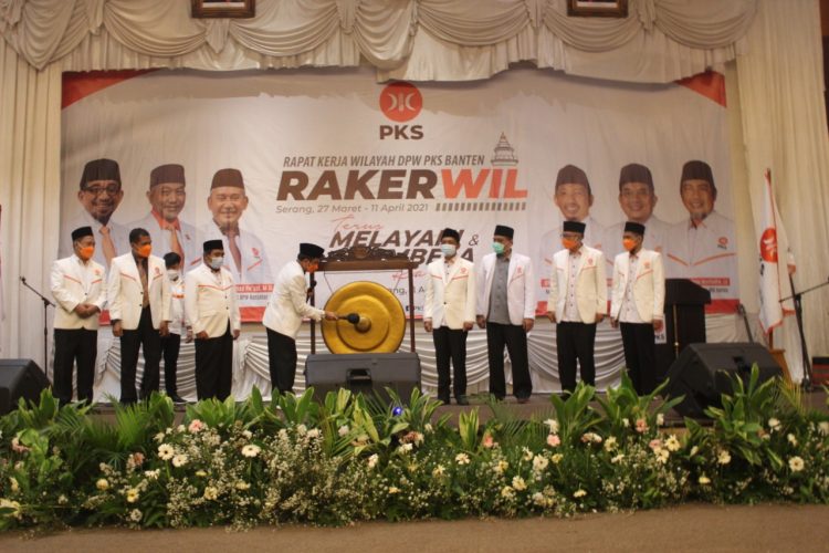 Rakerwil PKS Banten di Kota Serang, Minggu, (11/4/2021). (IST)