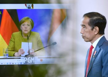 Presiden Jokowi dan Kanselir Angela Merkel Lakukan Pertemuan Bilateral secara Virtual