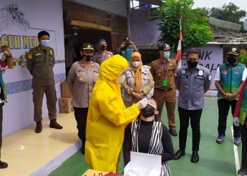 Usai Pulang Kampung, Pemudik Di Kelapa Dua Wajib Swab Antigen
