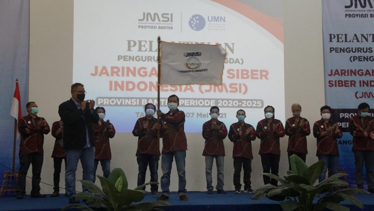 Pelantikan Pengurus Daerah (Pengda) JMSI Banten. (RAY)