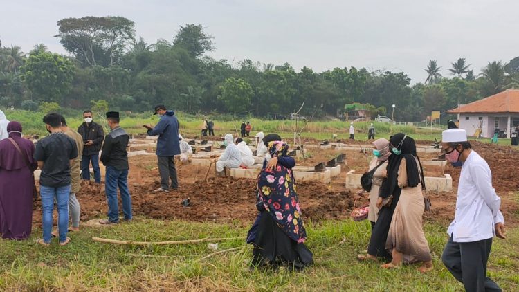 TPU Khusus Covid-19 di Kabupaten Tangerang. (RIK)