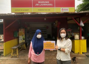 Berkat Donasi Konsumen Alfamart, Warung Enung Lebih Modern