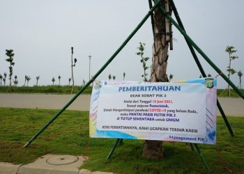 Pemkab Tangerang Tutup Tempat Wisata Pantai Pasir Putih PIK 2