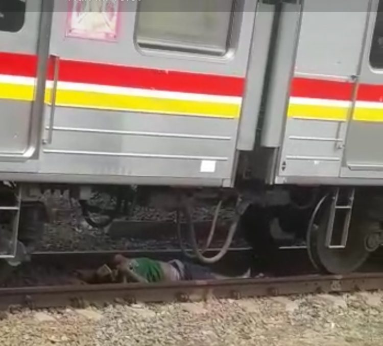 Pria asal Kalideres tewas tersambar kereta api. (PHD)