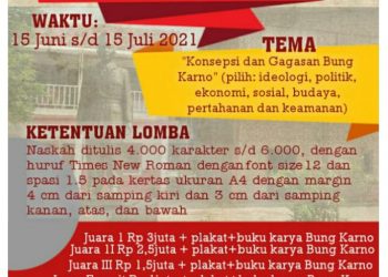 Di Bulan Bung Karno, Padepokan Kebangsaan Karang Tumaritis Bikin Lomba Tulis