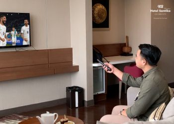 Ditemani Cemilan, Asyiknya Nonton Piala Eropa di Hotel Santika Premiere ICE-BSD