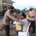 Peringati HUT Bhayangkara, Polda Banten Salurkan Ribuan Paket Sembako dan Masker