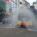 Polres Cilegon Kerahkan Water Cannon Semprot Disinfektan di Jalur Protokol