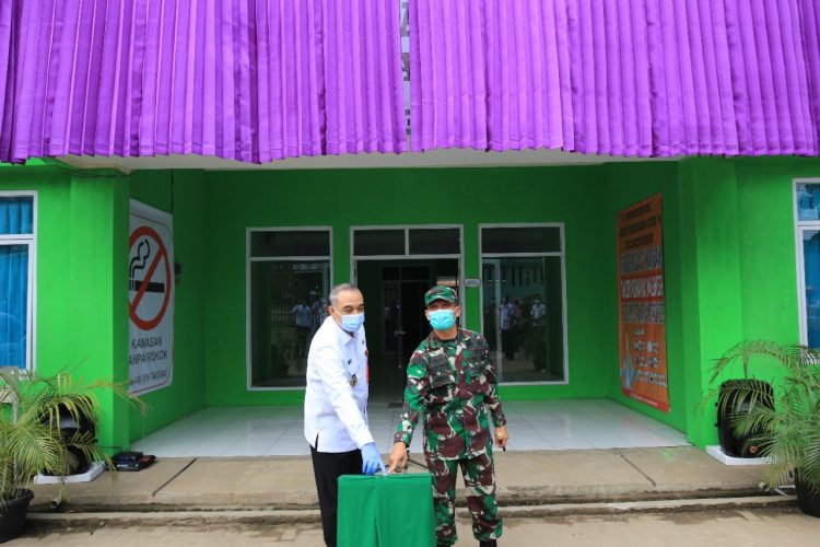 Peresmian Pondok Singgah Covid-19 di Legok. (RIK)