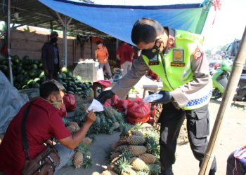 Sambangi Pasar Tradisonal di Kota Serang, Ini yang Dilakukan Wakapolda Banten