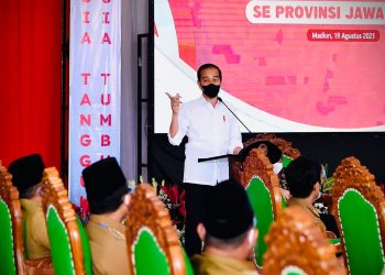 Presiden Ingatkan Forkopimda Tetap Hati-Hati Meski BOR dan Kasus Aktif Menurun