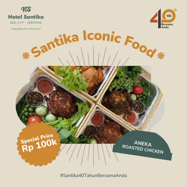 Roasted Chicken Hotel Santika Teraskota BSD. (IST)