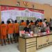 Sita 2,8 Kilogram Ganja, Tujuh Tersangka Pengedar Ganja Diringkus Polres Serang