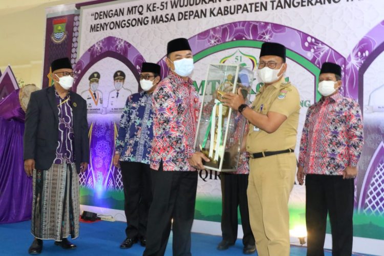 Wakil Bupati Tangerang membuka MTQ ke-51 Kabupaten Tangerang. (IST)