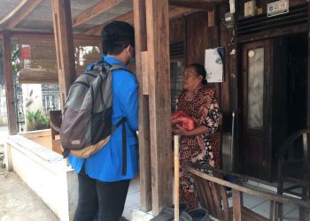 20 RT di Tangsel Dapat Bantuan Sembako dari Mahasiswa